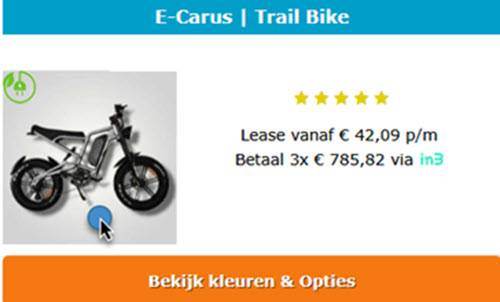 Stoere Elektrische Fat bikes fiets